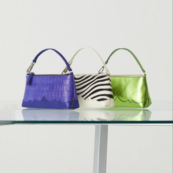 Paloma Wool Milo green leather bag NWT - Picture 5 of 15